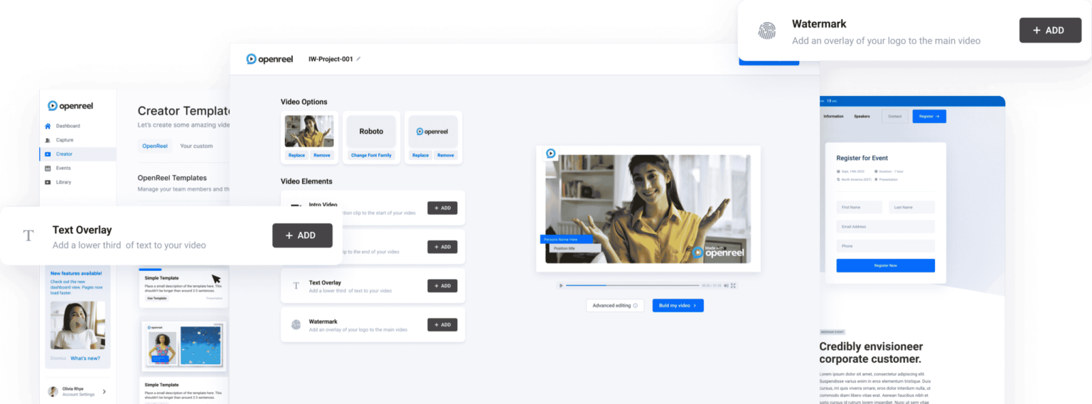 OpenReel Create Video Online